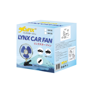 LYNX Car Fan พัดลมติดรถยนต์ ขนาด 8 นิ้ว 12V
