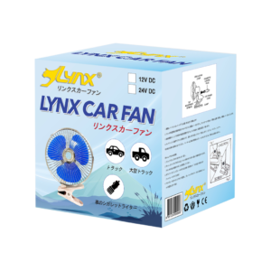 LYNX Car Fan พัดลมติดรถยนต์ ขนาด 8 นิ้ว 24V